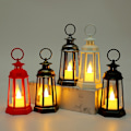 Miniatyrbilde 6 av 10: LED-lykt Lanterne Sølv silver