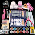 Miniatyrbillede 2 af 8: Komplet Akryl Negle Sæt med Manicure Tilbehør, Bærbar Neglefræser til DIY Neglekunst 0.7