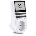 Miniatyrbillede 1 af 5: 1 x Digital Timer Ur, Timer Stikkontakt Digital Stikkontakt med Stort LCD Display og 10 x Programmerbare Programmer og Tilfældig Anti-Tyveri Digital Timer