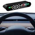 Vindrutedisplay för Tesla Model 3 Model Y Bil Digital Körpositionsdator Display Hastighetsmätare Dörröppningspåminnelse 19-22model3/Y
