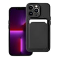 Pikkukuva 1 / 3: Forcell iPhone 14 Pro -kotelo, korttipidike, pehmeä muovi, musta_xx