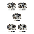 Pikkukuva 2 / 5: 1/2/3/5 100x Käsinkirjoitetut englanninkieliset merkit T tagit kangas DIY Vaatteet Käsinkirjoitettu kruunun tulostus 120 kpl Handmade Crown Print 120 Pcs 5 Sets
