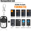 Miniatyrbilde 3 av 5: 433MHz Fix Code Clone garasjeportåpner fjernkontroll kompatibel med TORMATIC DORMA HS43-1E | HS43-2E Håndholdt sender 2 stk