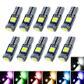 Pikkukuva 7 / 10: 10kpl Auton kojelaudan polttimo Auton LED-valo VAALEANSININEN light blue