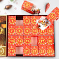 Miniatyrbillede 4 af 7: Adventskalender 2024 Julepuslespil, 24 æsker med 1008 brikker Nedtælling til jul Puslespil, Julepynt Julegaver