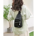 Miniatyrbillede 7 af 10: Dame Sling Bag Dame Bæltetaske SORT black