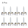 Miniatyrbilde 7 av 9: 8 Stk Speilskruer Dekorativ Hette 16MM 16mm