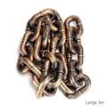 Miniatyrbillede 1 af 8: Sjov Hundesnor Simulation Livagtig Jernkæde Letvægts Plastik Træktov Til Hundeluftning Bronz_xx Bronze Large 3 M