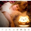 Miniatyrbillede 3 af 5: LED-nattelys, soveværelsesnattelys, bærbart børnenattelys, bærbart USB-genopladeligt nattelys til små babyer - WELLNGS NO:1
