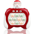Miniatyrbild 1 av 7: Jul Pop Quick Push-spel, Handheld Light up Bubble Fidget-spel Leksak för Barn Pojkar Flickor Tonåringar Julstrumpa Fyllnadsgåvor