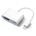 Pikkukuva 1 / 4: Lightning Digital AV -sovitin iPhone iPad HDMI -sovitin TV:seen HDMI-kaapeliliitin 1080P Synkronoitu näyttö TV/HDTV/Monitori/Projektori Yhteensopiva_xx