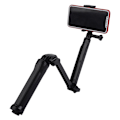 Miniatyrbild 10 av 10: Portabel Teleskopisk Selfie Stick Stativ Bluetooth Fjärrkontroll Mobiltelefonklämma Kit