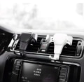 Miniatyrbillede 3 af 4: Gravity Bilholder Til Mobiltelefon Holder Bil Luftventil Klemme Mobiltelefon Støtte Til Xiaomi Iphone Samsung