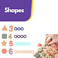 Pikkukuva 7 / 8: Montessori-lelut vauvoille: Numeroita, laskemista, matematiikkaa, pinoamista - hauskaa esikouluopiskelua pojille ja tytöille | 1-vuotiaan pojan lahja (Makronit)