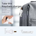 Pikkukuva 6 / 8: Apple Watch -laturi, Kannettava iWatch USB Langaton, Matkakäyttöön Sopiva Langaton Magneettinen Nopea Lataus Apple Watch Ultra2/1 Series 9 8 7 6 5 4 SE:lle, Valkoinen
