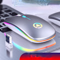 Miniatyrbilde 1 av 9: Bluetooth-mus, trådløs oppladbar mus for MacBook Pro/MacBook Air, trådløs Bluetooth-mus for bærbar PC/PC/Mac/iPad Pro/datamaskin