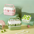 Miniatyrbilde 3 av 5: Matboks, bento-boks for gutter, grønne matbokser for barn