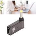 Miniatyrbild 4 av 6: USB C Hona till Likström Hane-adapter, 100W PD Typ C till 5,5x1,7 mm Laddningsportadapter för Bärbar Dator, Snabbladdnings PD-adapter