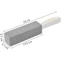 Miniatyrbillede 4 af 5: Pumice Sten Toiletbørste Med Håndtag - Toilet Pumice Sten Rengøring Sten Til Køkken Badeværelse Pool Husholdningsrengøring Fødder