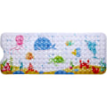 Miniatyrbild 1 av 5: Halkfri badrumsmatta transparent PVC badkar duschmatta 100 x 40