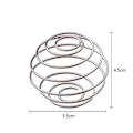 Miniatyrbillede 2 af 4: 6 stk. Shaker Ball Whisk Ball Milkshake Protein Shaker Ball Wire