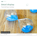 Miniatyrbild 7 av 11: 5/30/60 Minuters Rund Sandstimer Personlighet Glas Timglas Ornament Nyhet Tidshantering Verktyg Wh White Minutes
