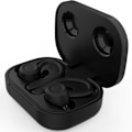 Miniatyrbillede 1 af 4: Høretelefoner med ørehager, store trådløse in-ear høretelefoner Black