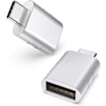 Pikkukuva 1 / 8: USB-C - USB-sovitin (2 kpl), USB-C uros - USB 3.1 naaras sovitin Yhteensopiva Silver
