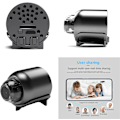 Miniatyrbilde 2 av 7: X5 Mini Wifi Nettverkskamera Hd 1080p Trådløs Sikkerhetsovervåking 160 Bred Vinkel Liten Nattsyn With 32G memory card