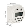 Miniatyrbild 3 av 5: DC 12V Timer Switch 16A Digital Elektronisk LCD Tidrelä
