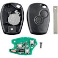 Miniatyrbilde 6 av 7: Knapper 433 Mhz Fjernkontroll Bilnøkkel Deksel med PCF7947 Chip VA2 Blad for Ren-ault Kangoo 2 Clio 3 Duster Modus Twingo DACIA Logan
