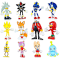 Miniatyrbild 1 av 5: 12 st Sonic Leksaker - Sonic Leksaker Actionfigurer, Sonic Figurer Samlarset, 4-5,8 cm Höga null null none