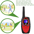 Miniatyrbild 3 av 5: Walkie Talkies för Barn, Leksaker Presenter för 3-14 Åriga Pojkar och Flickor, Lång Räckvidd 2-Vägsradio 22CH VOX, Födelsedagspresent