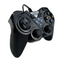Miniatyrbilde 5 av 5: Spillkontroll, kablet kontroller joystick gamepad, støtte vibrasjon, med Turbo & AUTO funksjonstaster, ergonomisk utformet