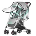 Universal Stroller Rain Cover – Transparent EVA Rain Shield with Zipper and Window, Windproof and Waterproof Protection