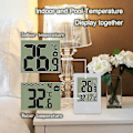 Miniatyrbillede 4 af 5: Pool Termometer Digital Wifi Termometer Med Digital Pool Termometer, Lcd Display, Ipx7 Flydende Termometer Til Pool -WELLNESS