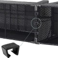 Miniatyrbillede 5 af 5: Fletmøbelklemme Multifunktionel Flet Sofa Forbindelse Fastgørelse Holdbar Udendørs--5.25cm