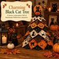 Miniatyrbillede 4 af 8: DIY Quilted Fabric Christmas Tree Kit, 3D Fabric Patchwork Craft Set for Beginners, Handmade Table Decoration for Home, Mantel, Table, Office #B
