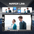 Miniatyrbillede 5 af 8: Bilstereo Bilradio 7\" MP5 Afspiller med HD Touchscreen Digital Display Bluetooth Multimedia Support MP5 afspiller opløsning 800*480 MP5 player resolution 800*480 7010B