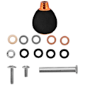 Miniatyrbild 1 av 8: Fiskerulle Handtag Modifiering Power Knot Reel Age Casting Spinnrullar (Gyllene) 0.8