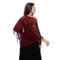 Miniatyrbild 1 av 5: Kvällsklänningar Sjal Lady Cape Wraps LILA RÖD LILA RÖD Purple Red Purple Red