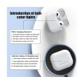Miniatyrbilde 4 av 5: Laderetui for hodetelefoner for AirPods 3 Laderetui 450Mah Trådløst laderetui Bluetooth-synkronisering Rask paringsknapp