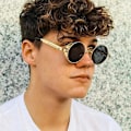 Pikkukuva 3 / 5: Bran Retro Pyöreä Steampunk Polarisoitu Aurinkolasit UV-Suojalla