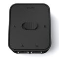 Miniatyrbild 7 av 11: Manuell nätverksväxel 2 in 1 ut/1 in 2 ut RJ45 nätverksbrytare gratis Black 0.06