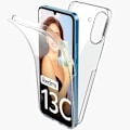 Pikkukuva 1 / 4: Kuosi Xiaomi Redmi 13C:lle - Iskun- ja naarmuuntumissuojattu läpinäkyvä suojakotelo Transparent