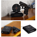 Miniatyrbild 4 av 9: Target Väckarklocka, Kreativ Pistolskytte Alarm Personlig 12 Timmars Digital Display för Tunga Sovmorgnar, Nyhetspresent för Pojkar Flickor (Svart