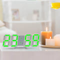 Miniatyrbillede 4 af 5: LED Digital Vægur med Glødende Nattilstand Justerbar Elektronisk Bordur Vægur Dekoration Stue LED Ur Green