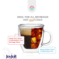 Miniatyrbilde 3 av 5: Dobbeltveggede isolerte glass espresso-kopper (sett med 2) - 5,4 unser
