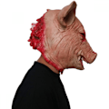 Miniatyrbillede 3 af 5: Halloween Maske Scary Pig Overhead Animal Maske Latex Pig Maske Hal
