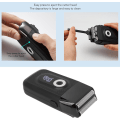 Miniatyrbilde 4 av 10: Elektrisk barbermaskin for menn, skjeggtrimmer for menn, oppladbar elektrisk barbermaskin, gjensidig bevegelse for menn